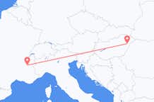 Flyrejser fra Grenoble til Debrecen