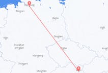 Flights from Vienna in Austria to Hamburg in Germany