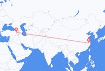 Flyreiser fra Hangzhou, Kina til Ağrı merkez, Tyrkia