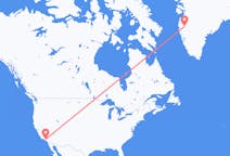 Flyreiser fra Los Angeles, til Kangerlussuaq