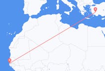 出发地 冈比亚出发地 班竹目的地 土耳其代尼茲利的航班