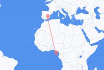 Flights from São Tomé to Almeria