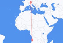 Flyg från Lubango, Angola till Verona, Italien