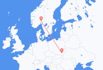 Flyg från Oslo, Norge till Rzeszów, Polen