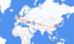 Flyg från Shangrao, Kina till Maastricht, Nederländerna
