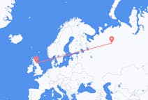 Flights from Ukhta, Russia to Edinburgh, the United Kingdom