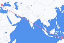 Flyreiser fra Darwin, Australia til Alexandroupolis, Hellas