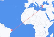 Flights from Maceió to Rhodes
