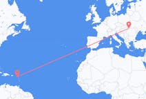 Flights from Nevis, St. Kitts & Nevis to Satu Mare, Romania