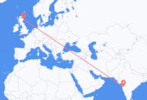 Flyg från Pune, Indien till Aberdeen, Skottland