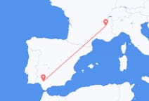 Flyreiser fra Grenoble, Frankrike til Sevilla, Spania