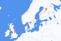 Fly fra Kajaani til Doncaster