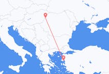 Fly fra Oradea til Mytilene