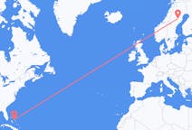 Flights from North Eleuthera, the Bahamas to Lycksele, Sweden