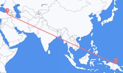 Flyreiser fra Wewak, Papua Ny-Guinea til Erzurum, Tyrkia