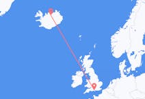 Vols d’Akureyri, Islande pour Southampton, Angleterre