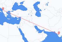 Flyreiser fra Kandla, India til Tirana, Albania