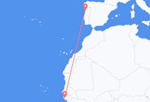 Flyg från Ziguinchor, Senegal till Porto, Portugal