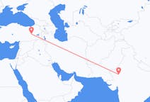 Loty z Dźodhpur, Indie do Bingöla, Turcja