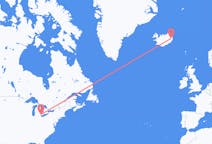 Flights from Windsor to Egilsstaðir