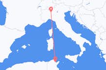 出发地 突尼斯突尼斯目的地 意大利米蘭的航班