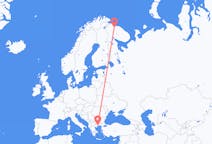 Fly fra Murmansk til Kavala