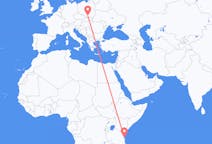 Flyg från Zanzibar, Tanzania till Kraków, Polen
