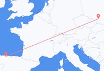 Flyg från Katowice, Polen till Santiago del Monte, Spanien