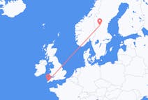 Flights from Sveg, Sweden to Newquay, the United Kingdom