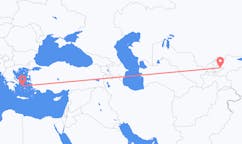 Flights from Andijan, Uzbekistan to Syros, Greece