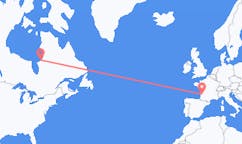 Flyrejser fra Kuujjuarapik, Canada til Bordeaux, Frankrig