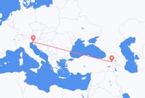 Fly fra Iğdır til Trieste