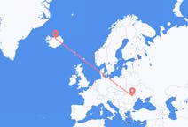 Flights from Akureyri, Iceland to Iași, Romania