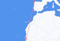 Voli da Ziguinchor, Senegal a Vigo, Spagna