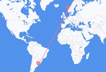 Flyreiser fra Mar del Plata, til Bergen
