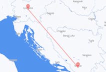 Vols de Ljubljana pour Mostar