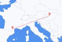 Flyrejser fra Carcassonne, Frankrig til Budapest, Ungarn