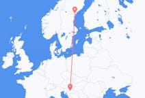 Рейсы из Соллефтео, Швеция в Загреб, Хорватия