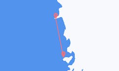 Loty z Upernavik, Grenlandia do Nuussuaq, Grenlandia