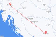 Flyrejser fra Ljubljana til Sarajevo