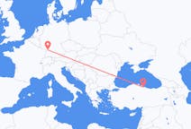 Flyrejser fra Samsun, Tyrkiet til Karlsruhe, Tyskland