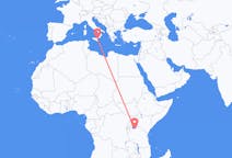 Flyreiser fra Mwanza, Tanzania til Catania, Italia