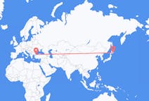 Flyrejser fra Kushiro, Japan til Istanbul, Tyrkiet