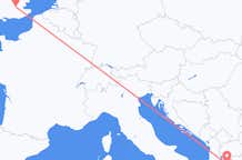 เที่ยวบิน จากหน่วยภูมิภาค Kastoria, กรีซ ไปยัง ลอนดอน, อังกฤษ