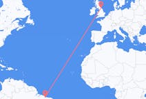 Flights from São Luís, Brazil to Durham, England, the United Kingdom
