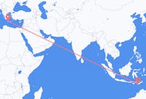 出发地 印度尼西亚出发地 古邦目的地 希腊哈尼亚的航班