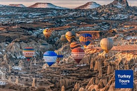 일라 라 밸리 (Ihlara Valley)와 데 랭킹 (Derinkuyu) 지하 도시 여행 카파도키아 (Cappadocia Balloon Ride)