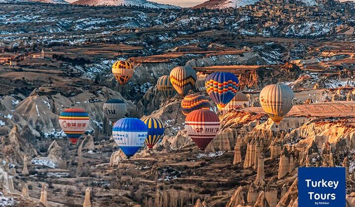 Cappadocia Balloon Ride with Ihlara Valley and Derinkuyu Underground City Tour