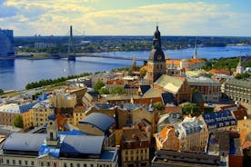 Wandeltocht door oude stad van Riga