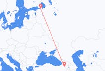 Fly fra St. Petersburg til Kars